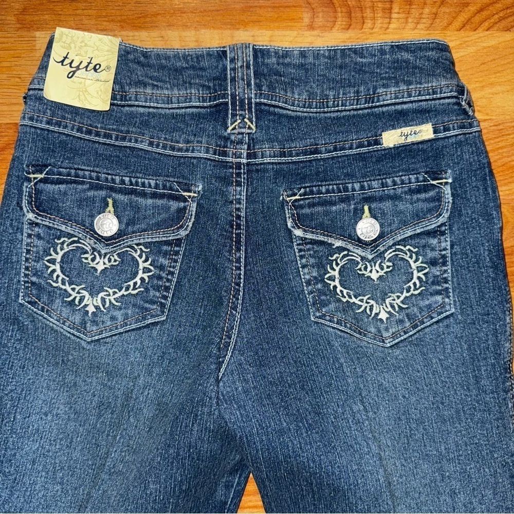 Girls Size 10 Tyte Blue Jeans Boot Cut High Rise Brand New Never Worn RN# 88083 - Picture 9 of 12